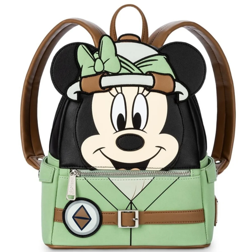 Loungefly Disney Parks Safari Minnie Mouse Animal Kingdom Backpack
